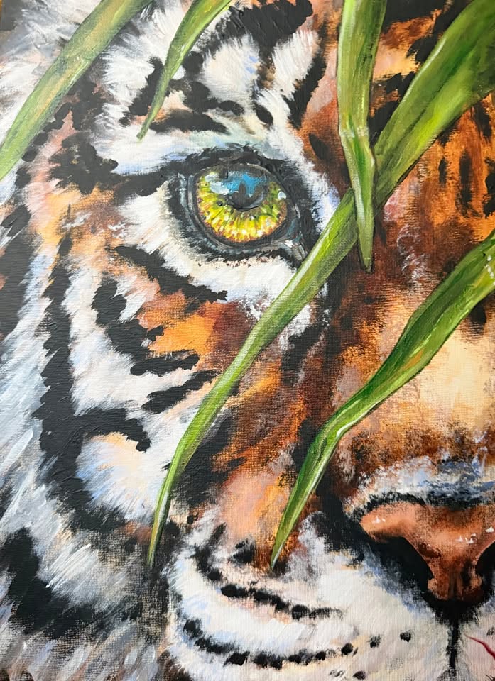 Tiger, tiger, burning bright!     – Paint Evening in Colchester – Wednesday 7th October