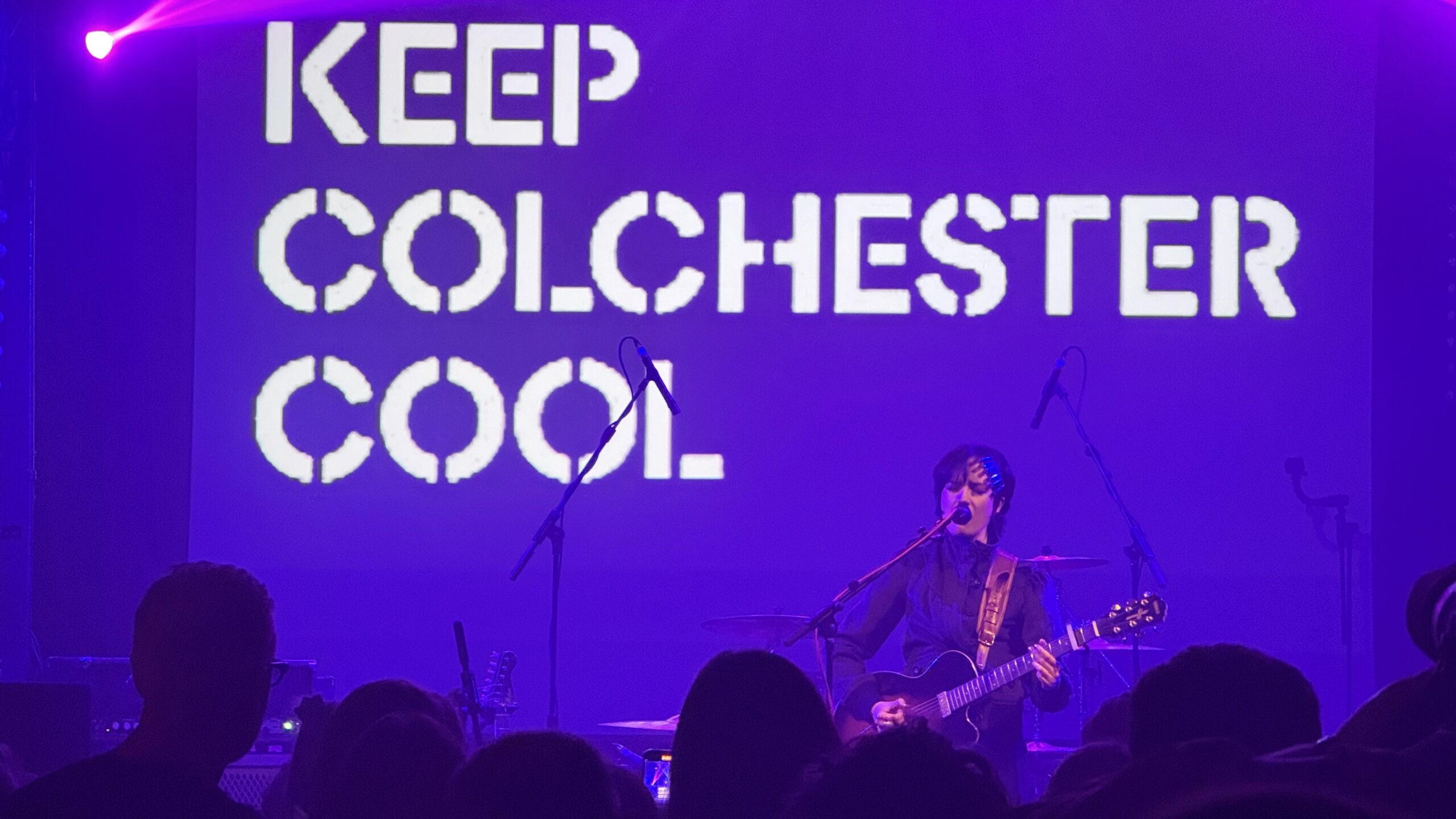 Live music at a Keep Colchester Cool gig in Colchester